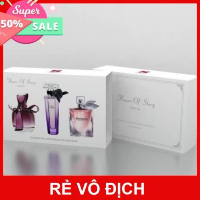 Set 3 Chai Nước Hoa Nữ Cao Cấp Flower Of Story Perfume Fragrances 75ml | BigBuy360 - bigbuy360.vn