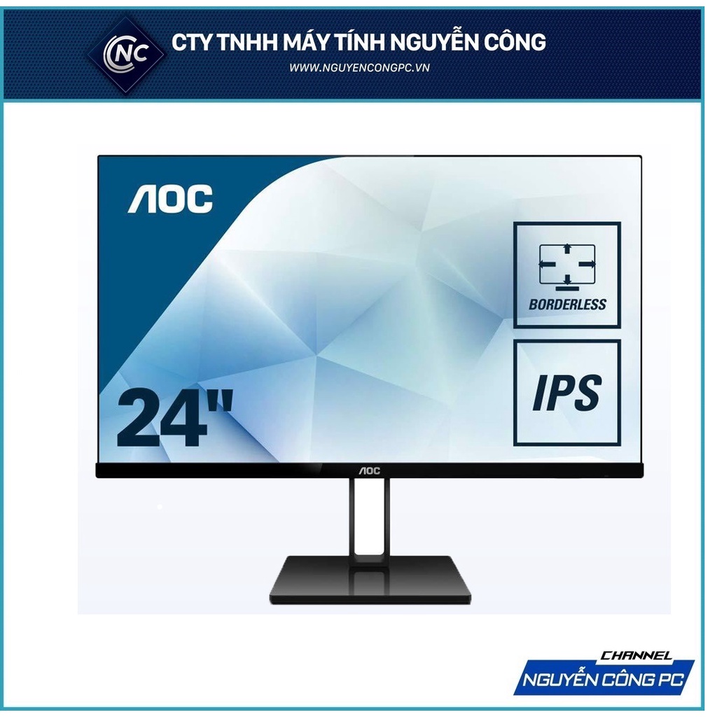 Màn hình AOC 24V2Q IPS FreeSync Ultra Slim FULL HD
