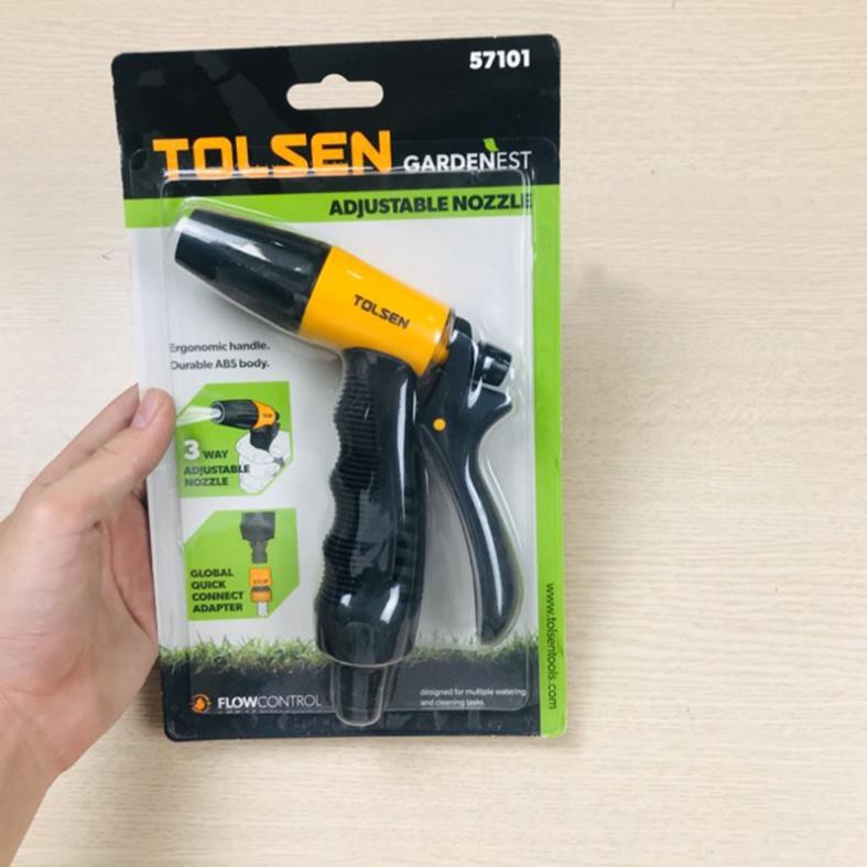 Real | Vòi Phun Nước Áp Lực Dùng Rửa Xe Hoặc Tưới Cây 1 Tia Tolsen 57101