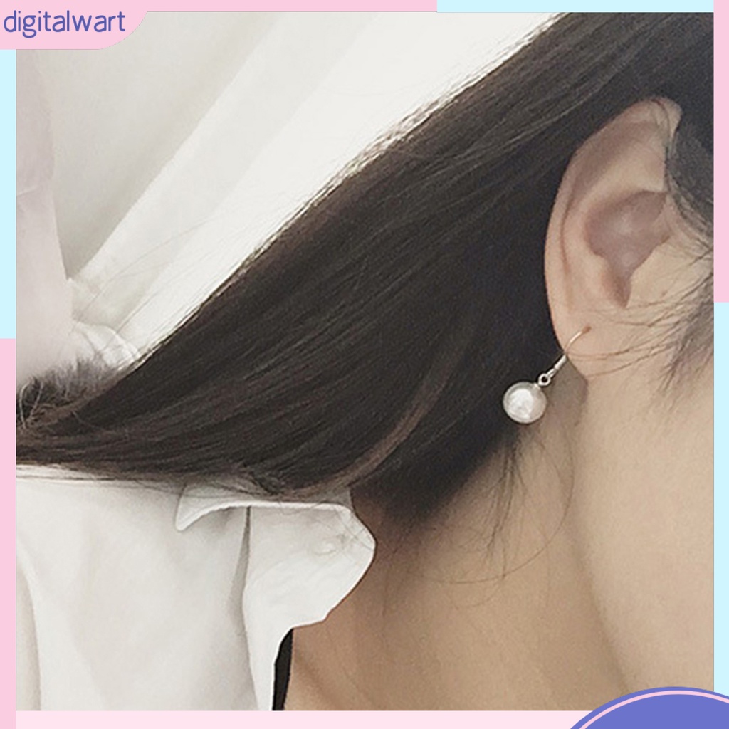 Khuyên tai ngọc trai giả 8mm thời trang thanh lịch dành cho nữ