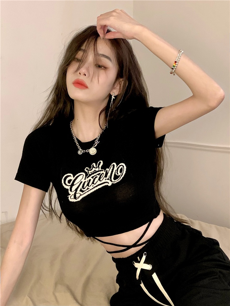 Áo Thun Tay Ngắn Cổ Tròn Dáng Ôm Thời Trang Mùa Hè Phong Cách Mới 51849