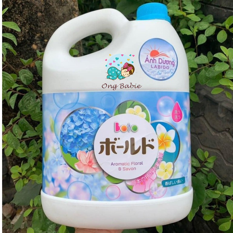 [XẢ KHO] NƯỚC GIẶT BOTO ÁNH DƯƠNG CÔNG NGHỆ NHẬT BẢN, CAN 3,6L