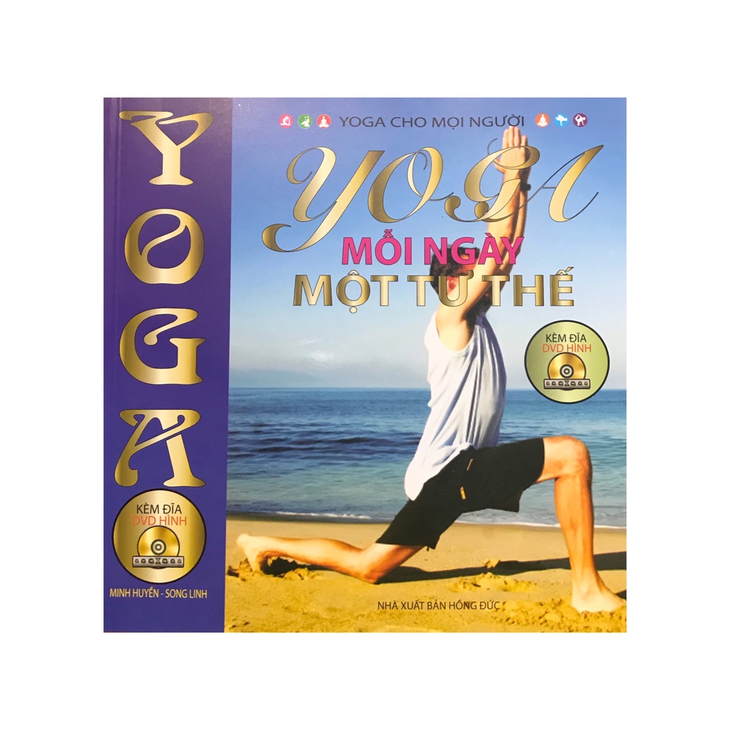 Sách - Yoga mỗi ngày một tư thế , kèm đĩa CD ( Minh Lâm )