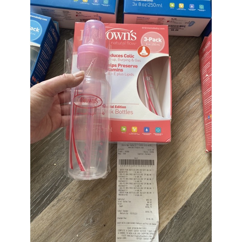 Bình Dr Brown’s cổ hẹp 240ml