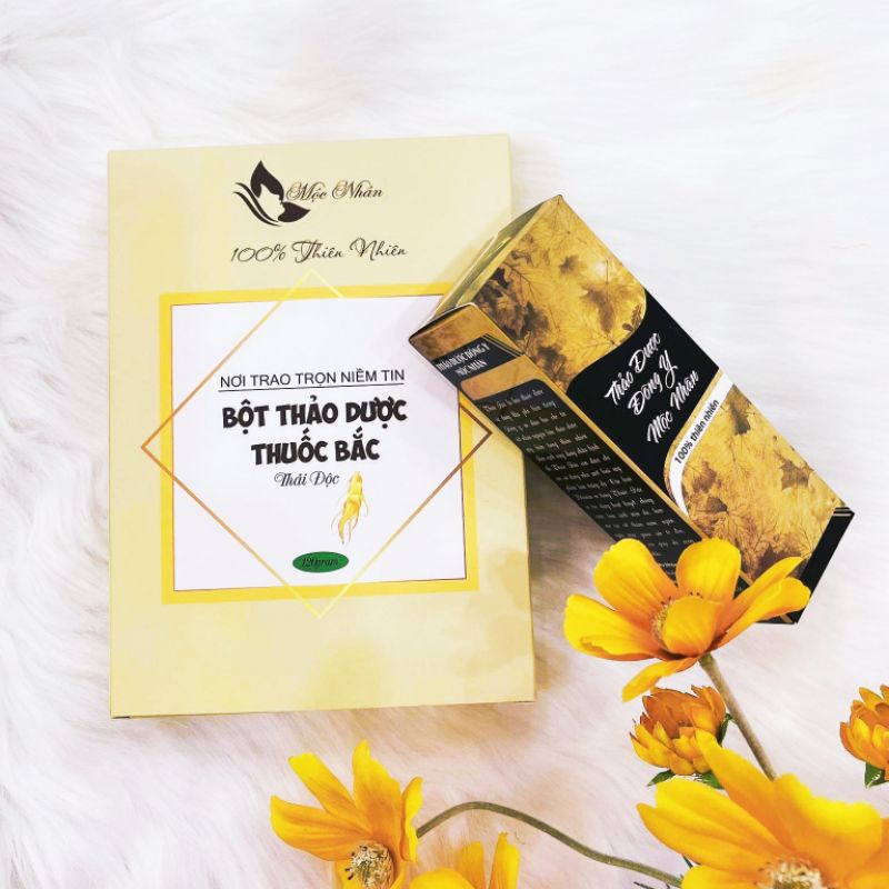 Combo Đông Y Mộc Nhân Tái Tạo Da Chuẩn Thiên Nhiên
