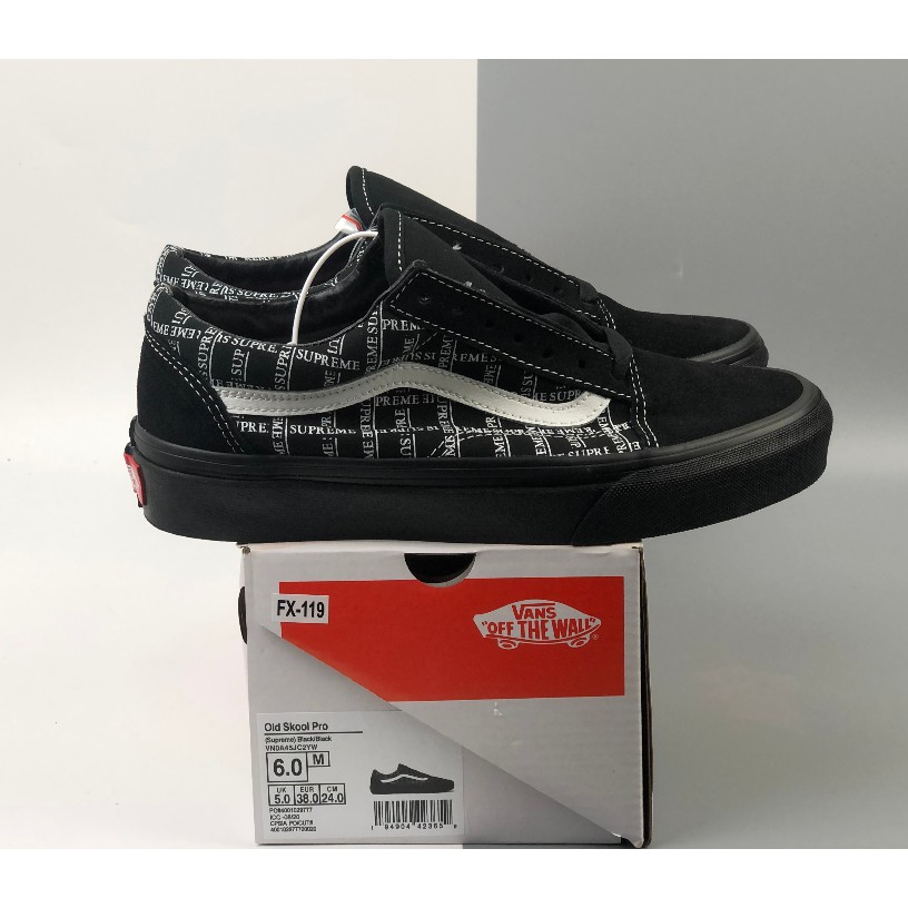 Giày Outlet Sneaker _Supreme x Vans Old Skool Pro MSP:  PHONG CÁCH ORDER + FREESHIP ➡️ gaubeostore.shop