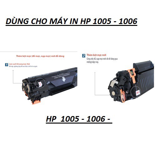 hộp mực máy in hp 1005, 1006 (35A/85A)