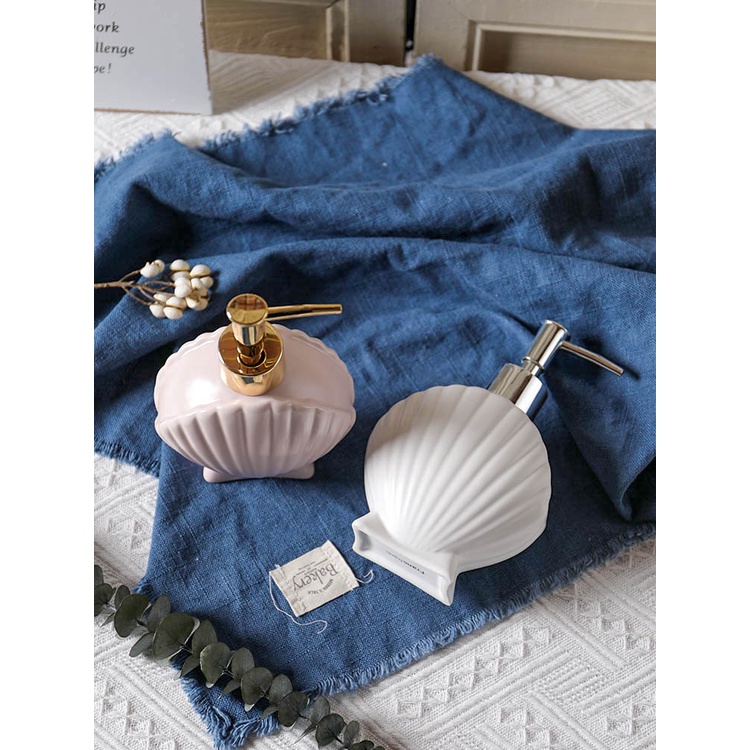 Qianshi Bình Sứ Đựng Nước Rửa Tay Dạng Nhấn Sáng Tạo Với Hai Cách Dùng