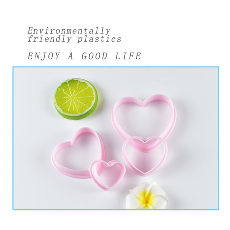 Set 4 Khuôn Cắt Bánh Quy Màu Sắc Xinh Xắn