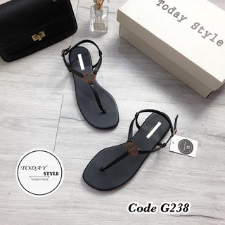 Sandal bệt nữ basic da mềm G238