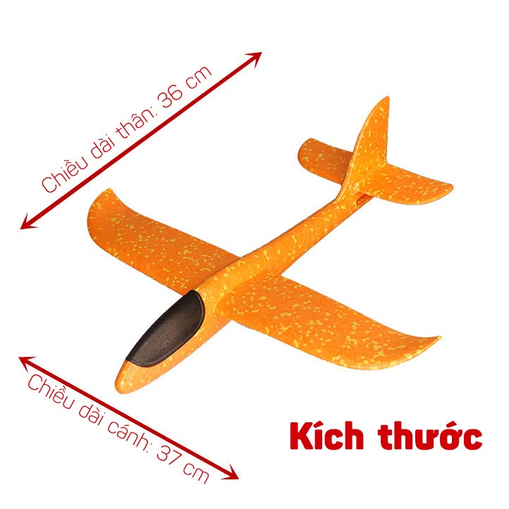 MÁY BAY Phi Tay Bằng Xốp - Đồ Chơi Cho Bé Ném Tay Vận Động Ngoài Trời