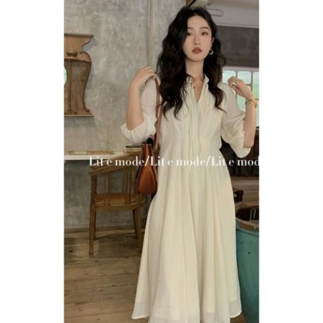 Váy nữ dáng dài chất liệu đũi nhăn cho bạn gái (Hàng 2 lớp loại 1) | BigBuy360 - bigbuy360.vn
