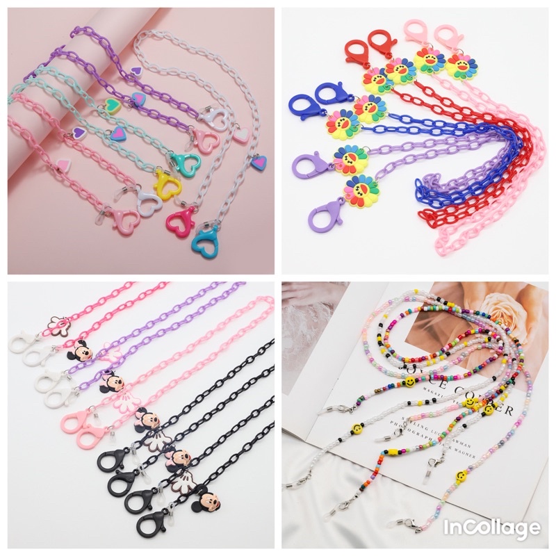 Dây đeo khẩu trang chống thất lạc phong cách thời trang giới trẻ Hàn quốc
