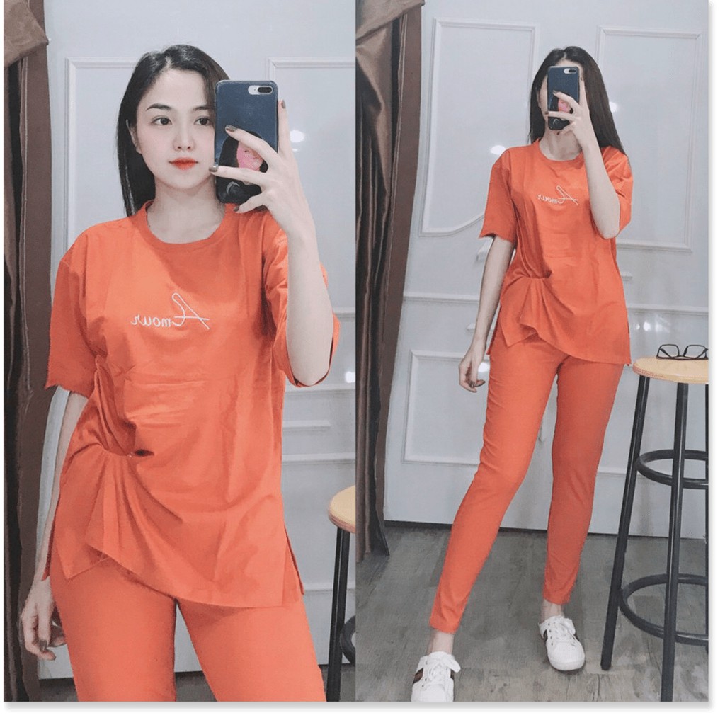 SET BỘ THUN NỮ,CHẤT LIỆU VÃI THOÁNG MÁT VÀ CO GIẢN 4C  THỜI TRANG KME.STORE