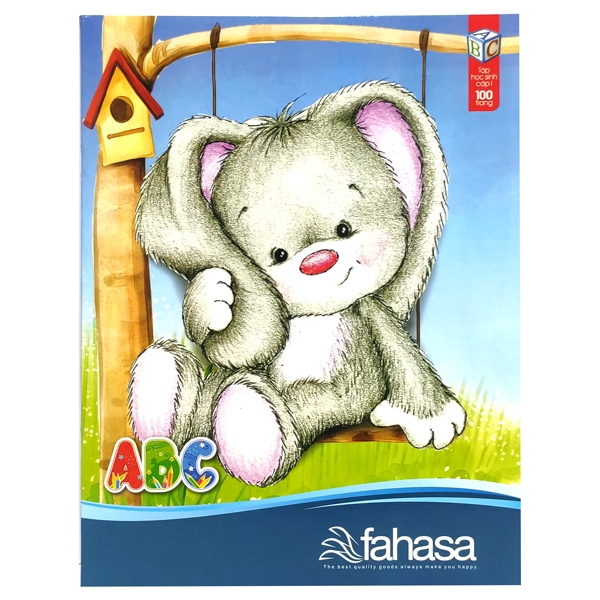 Tập 5 Ô Ly 100 Trang ĐL 100g/m2 - FAHASA - Hình Thỏ