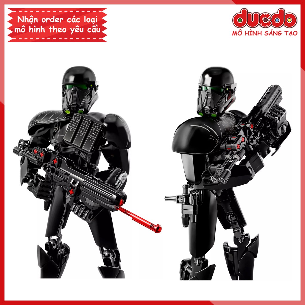 KSZ616 Lắp ghép nhân vật Imperial Death Trooper - Đồ chơi Xếp hình Mô hình Minifigures Star wars 75121