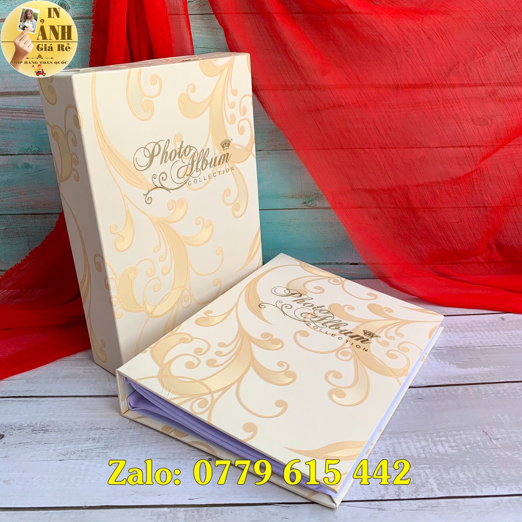 Album đựng 200 ảnh 13x18 có hộp