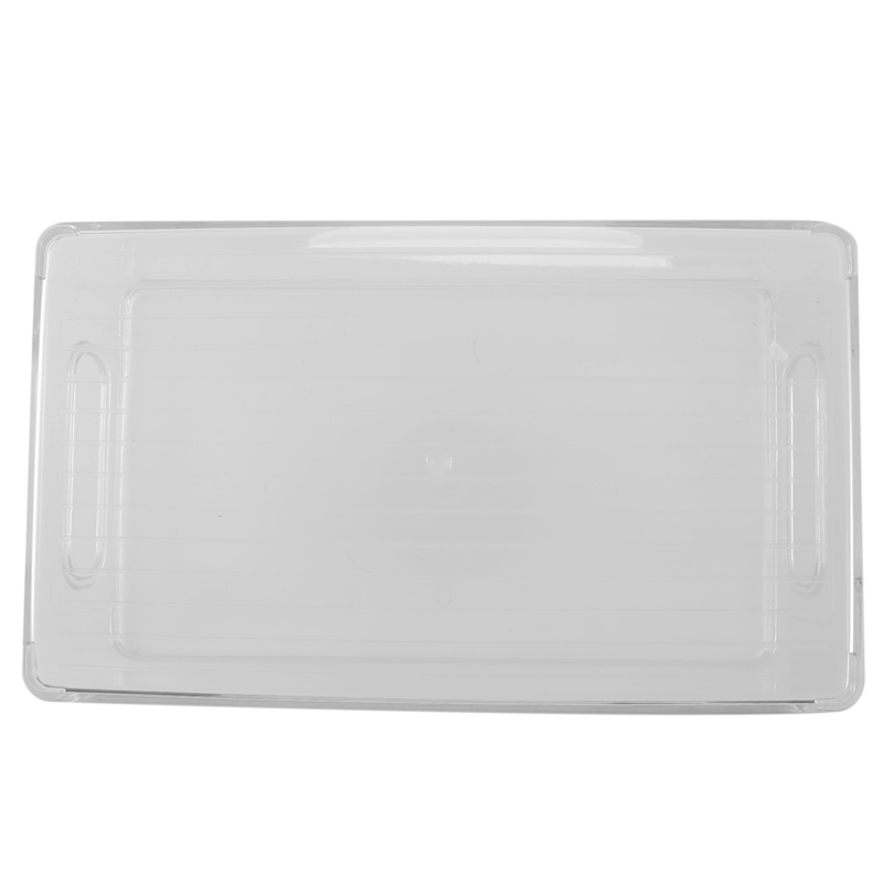 Set 6 khay nhựa đựng thực phẩm trong suốt có thể xếp chồng tiện dụng