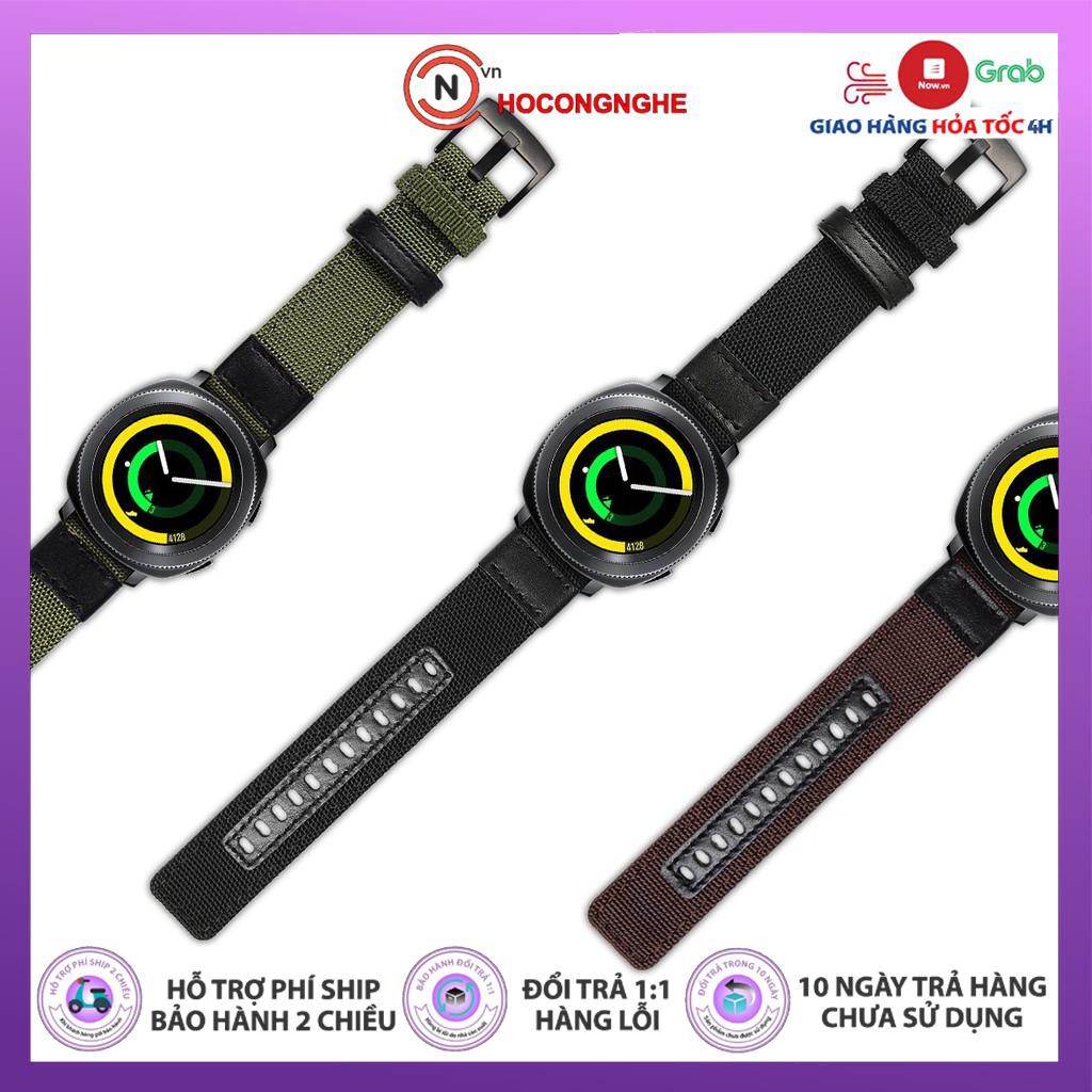 HOT 2021 Dây đồng hồ 20mm nylon cho Samsung Galaxy Watch Active/Active 2 44mm 40mm/Galaxy Watch 3 41mm/Galaxy Watch