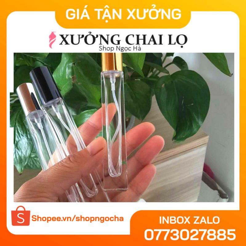 Lọ Chiết Nước Hoa ❤ GIÁ TỐT NHẤT ❤ Chai lọ chiết nước hoa 10ml Cao dày đựng dầu thơm , phụ kiện du lịch