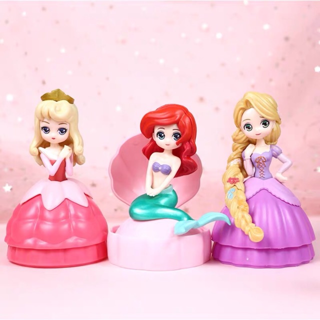 Có sẵn ✨Trứng Công Chúa Disney Suprise Egg ✨ Ariel Aurora Jasmine Rapunzel Alice Sophia ElsaAnna