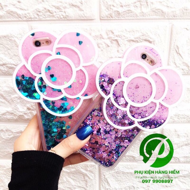 Ốp nhũ kim tuyến trôi Oppo F1S IP 6 6plus 7 7plus