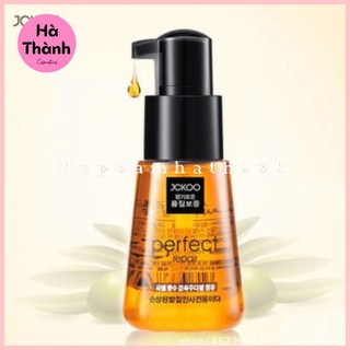 Tinh dầu dưỡng tóc uốn, dưỡng tóc khô xơ, tóc nhuộm Jckoo giúp giữ nếp, tạo nếp tóc mềm mượt, phục hồi hư tổn