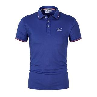 Áo thun polo mùa hè mẫu mới mizuno có cổ size s-4xl cho nam