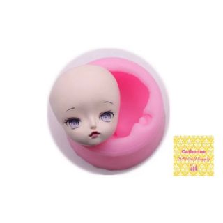 Khuôn nặn đất sét mặt búp bê