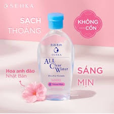 Nước tẩy trang Senka 70ml date 10/2022