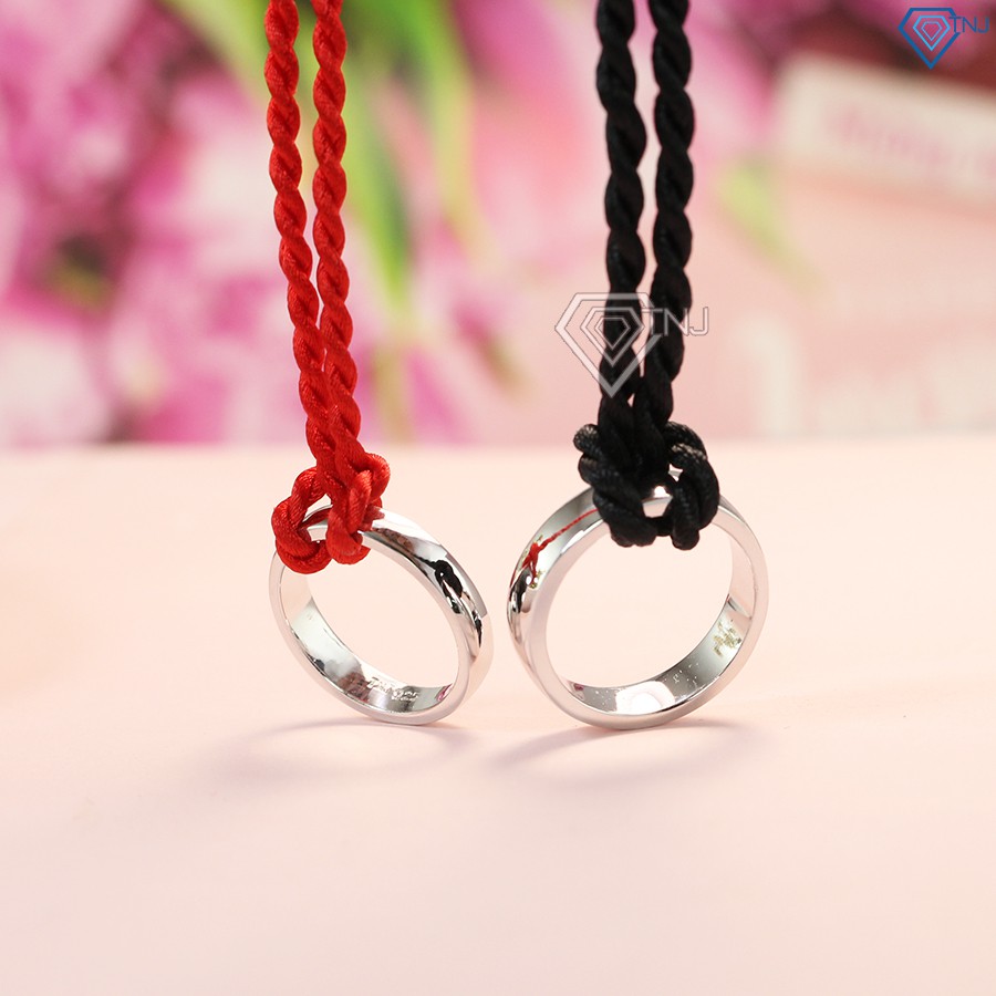 Dây chuyền đôi cho các cặp tình nhân, vòng cổ đôi bạc tình yêu khắc tên DCD0025 - Trang Sức TNJ