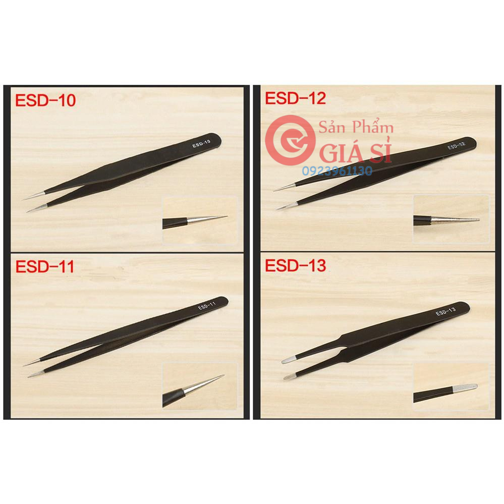 Bộ 6 Nhíp panh kẹp chống tĩnh điện ❤️freeship❤️