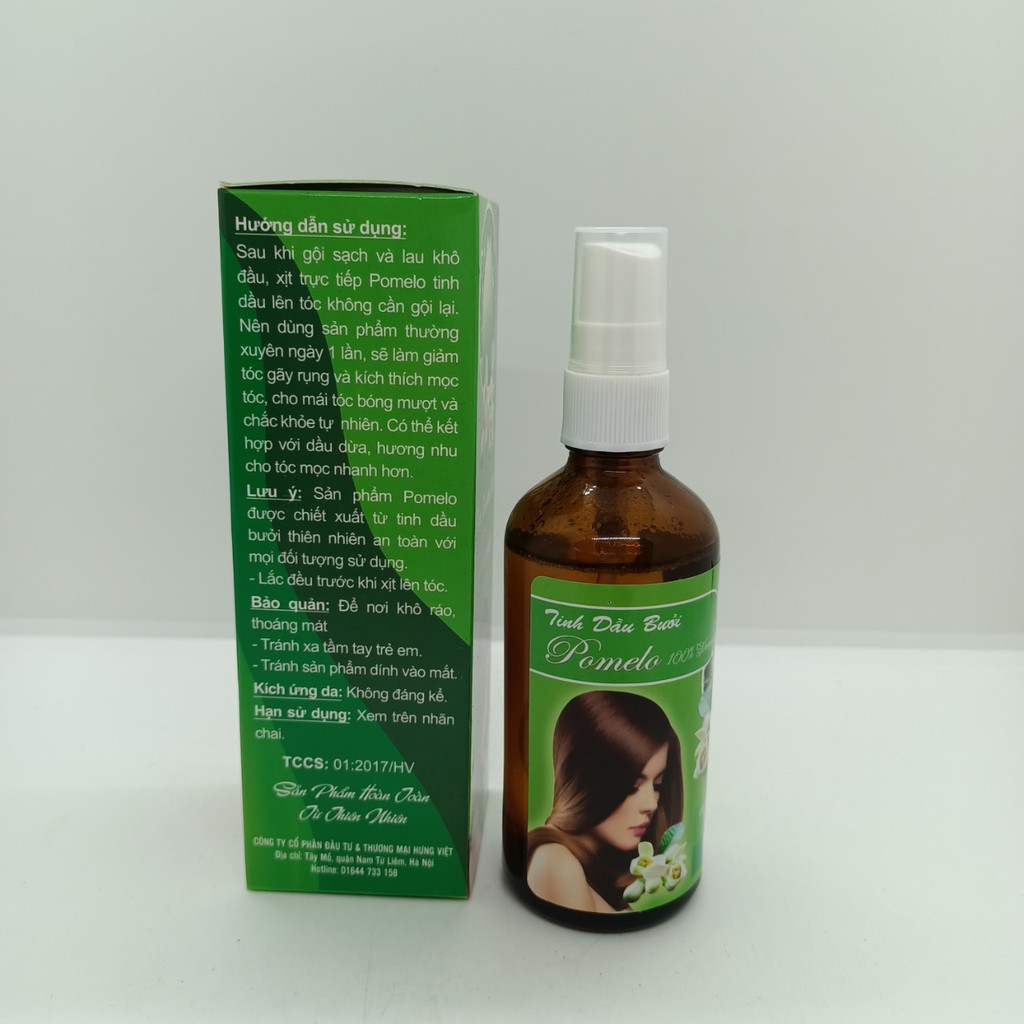 Tinh Dầu Bưởi Pomelo tri Rụng Tóc, Kích Thích Mọc Tóc Con