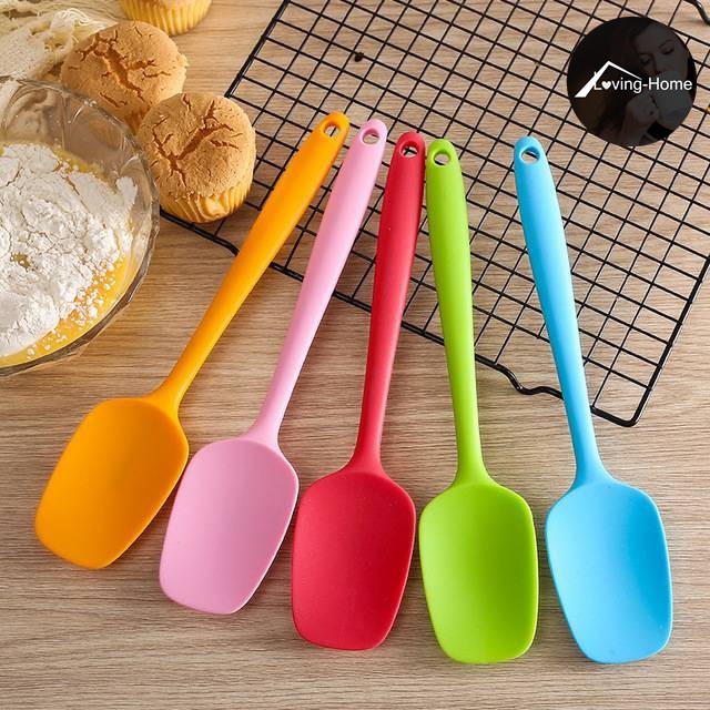 Cây Vét Bột Trộn Kem Làm Bánh Bằng Silicone 21cm