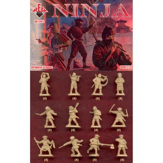 Mô Hình Nhân Vật Ninja Samurai Kiểu Nhật Bản Tỉ Lệ 1: 72