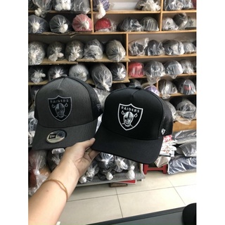 Nón kết lưới da lộn RAIDERS