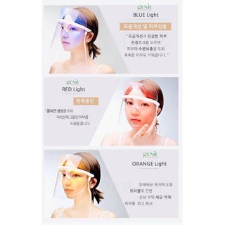 Mặt Nạ Ánh Sáng Genie Led Theraphy CHÍNH HÃNG Hàn Quốc
