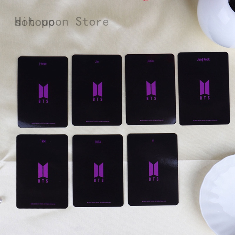 Set 7 Tấm Thẻ In Hình Thành Viên Nhóm BTS MERCH Box 6