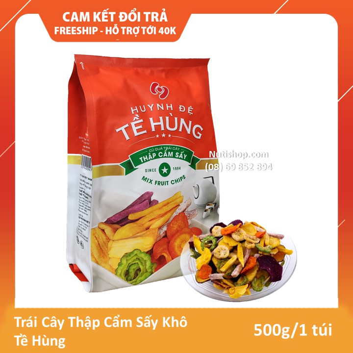 Trái cây sấy Huynh Đệ Tề Hùng Thập Cẩm 500g