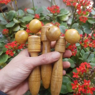 Dụng cụ mát xa mặt mũi BẰNG GỖ THƠM
