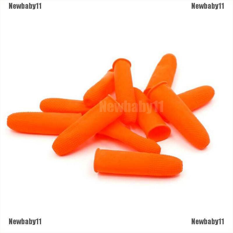 Set 100 Găng Tay Cao Su Tự Nhiên Dày Dặn Bảo Vệ Ngón Tay