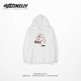 Hoodie NELLY mèo ghost (sẵn)