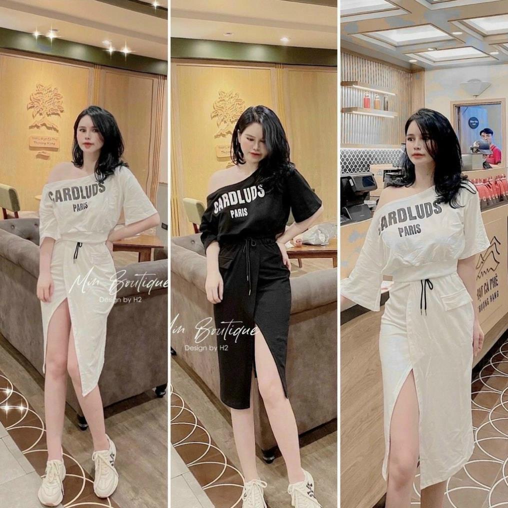 SÉT BỘ VÁY SẺ ĐÙI SIÊU SEXY