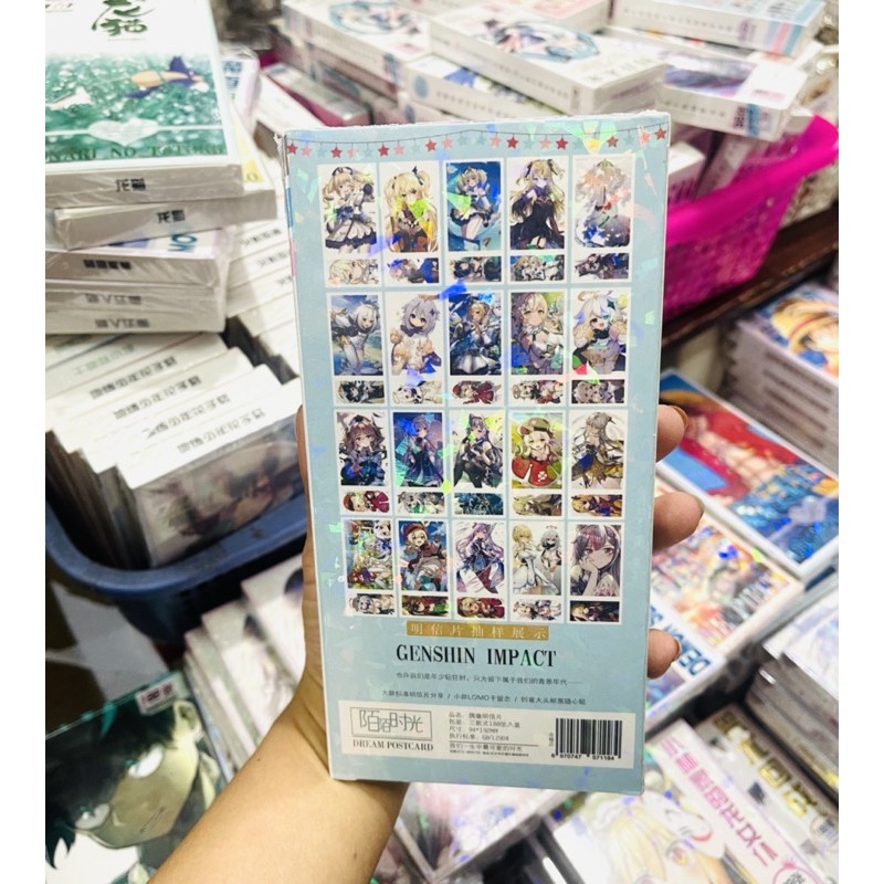 bộ poscard genshin impact 180 ảnh