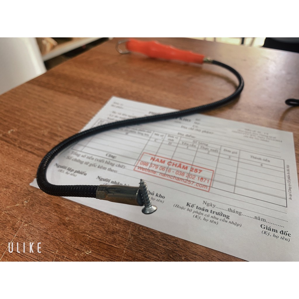 Roi nam châm nhặt vít, cây nhặt vít nam châm, dụng cụ nhặt đinh, ốc, vít rơi trong máy hay các khu vực khe nhỏ, hẹp