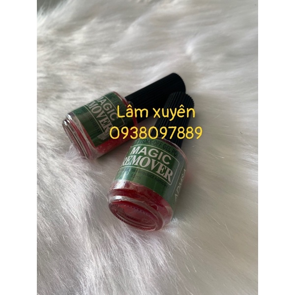 Phá gel lạnh không nóng GIÁ RẺ MAGIC REMOVER 15ml, MAG 15ml  dạng lỏng màu đỏ, phá gel nhanh, không ảnh hưởng sức