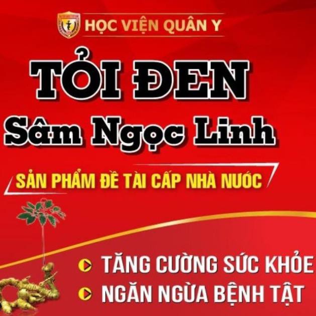 Tỏi Đen Sâm Ngọc Linh - Học viện Quân Y-Giảm đường huyết, chống tăng huyết áp, giúp phòng ngừa biến chứng tiểu đường.