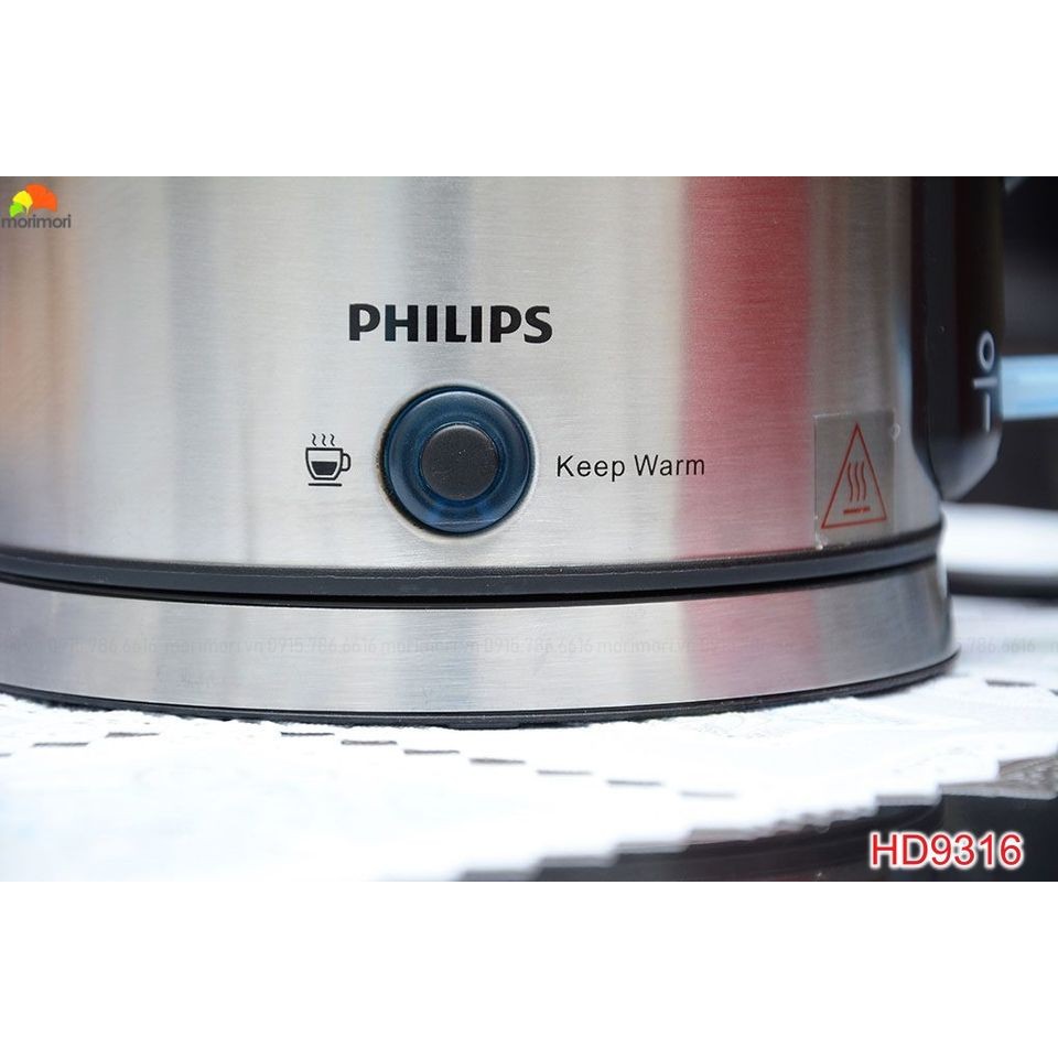 Bình Đun Nước Siêu Tốc Philips Mã HD9316 Dung Tích 1.7L