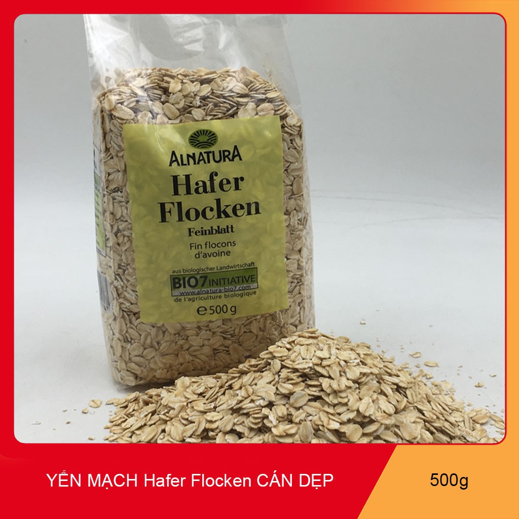 500g Yến Mạch Hafer Cán Dẹt của Đức