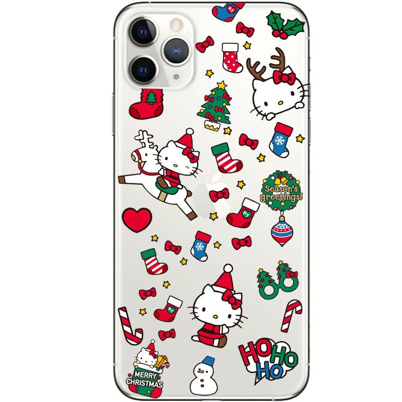 Ốp Điện Thoại TPU Mềm Chống Sốc Hình hello Kitty Cho IPhone 14 12 PRO 12 mini 11 PRO Max 13 PRO 13PROMAX Xs Max XR 6 7 8 Plus
